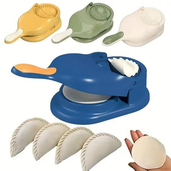 2 In 1 Samosa & Kachori Maker, LARGE SIZE Dumpling Maker Machine, Make Delicious Samosa/ Kachori Quickly and Easily Curry Puffs Maker, Empanada Maker Press, New Mould for Gujia Ghughra Momos Samosas Making