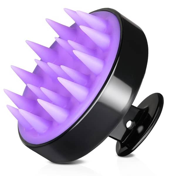 Hair Wash Brush with Silicone Head – Scalp Massager for Shampooing and Dandruff Control (Someday)