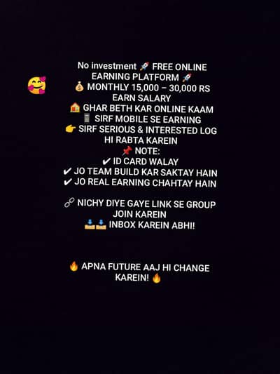 online earning without investment