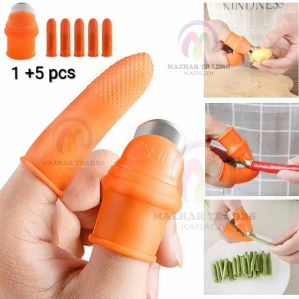 Silicone Thumb Knife for Harvesting and Kitchen Use (Finger Knife) by Harvesting Plant Knife