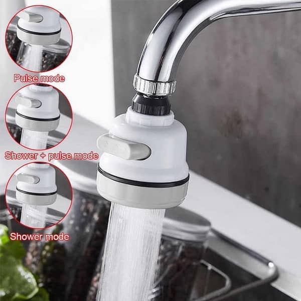 3 Modes Kitchen Faucet Sprayer with Water-Saving Bubbler for Kitchen and Bathroom