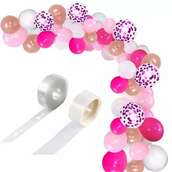 Party Supplies Balloon Arch Kit - 5m (16.4 ft) with 100 Removable Glue Dots