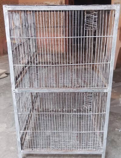Cage for parrots and other animals