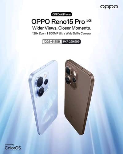Oppo Newlest Flagship Reno 15 series