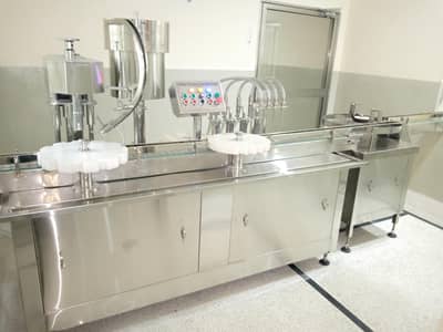 syrup Filling And Cap Sealing Machine Auyomatic