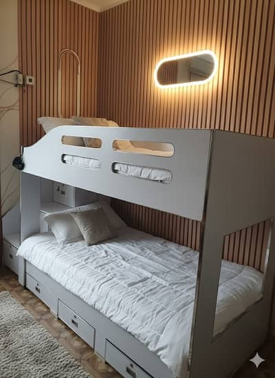 Bed//Wooden Bed//Bunk Bed//Bed For Sale//Double Story Bed