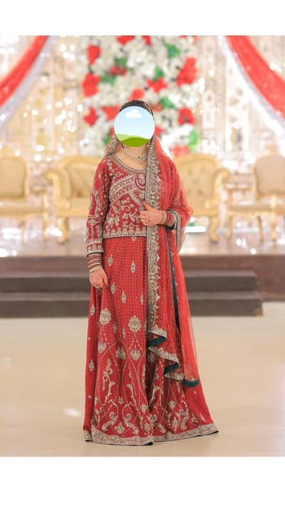 Beautiful red bridal lehnga _ Worn once