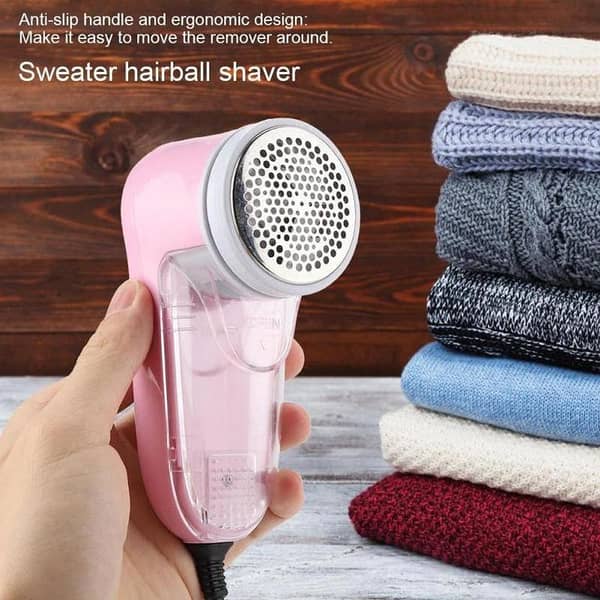 Household Fabric Lint Remover with Detachable Storage Box, Portable Electric Fuzz Shaver (Premium with Extra Blades) - Brand Model