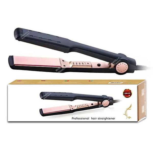 KEMEI KM-329 / KM-470 / KM-471 Hair Straighteners with Adjustable Temperature and Tourmaline Ceramic Plates