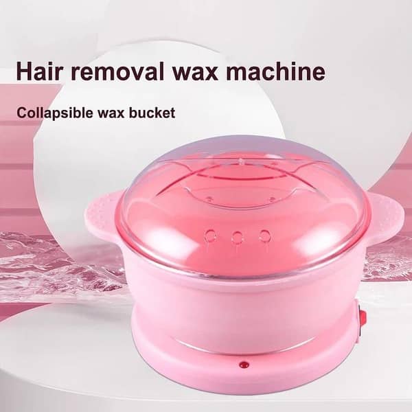 Portable 300ML Silicone Wax Warmer for Travel – Foldable Wax Heater for Hair Removal