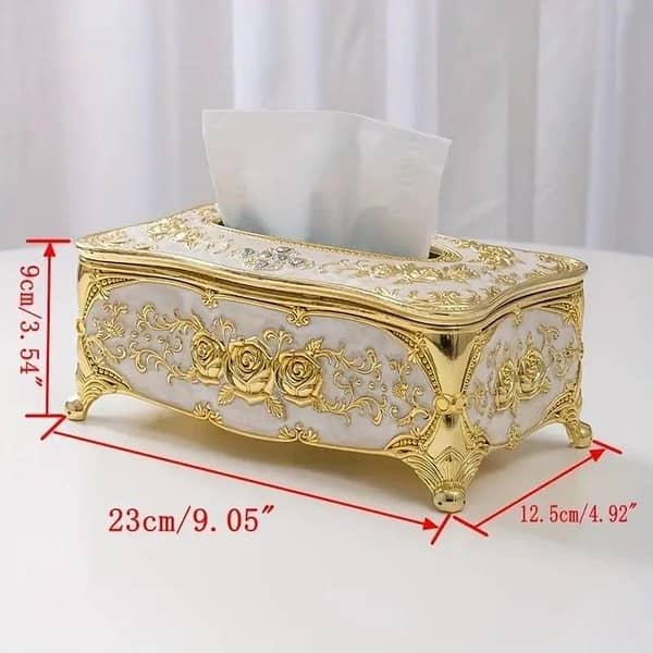 European Hotel Kitchen Rectangular Tissue Box Cover Holder