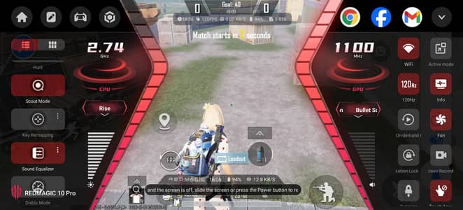 RED MAGIC 10 PRO | 12GB + 256GB | GLOBAL VERSION | 10/10 PUBG 120PFPS