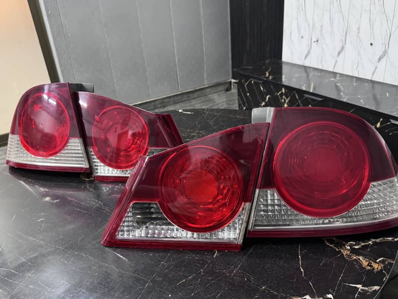 Civic reborn back lights complete set with orignal bulbs - Lights ...