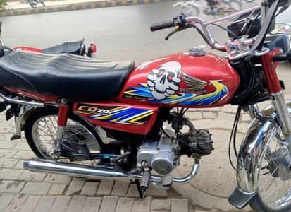 Fist owner good condition Honda Cd 70 red 2021-06