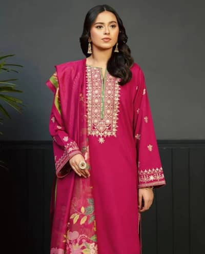3 Pic Women Unstitched Suits / Eid Collection 2026 / Women Dress