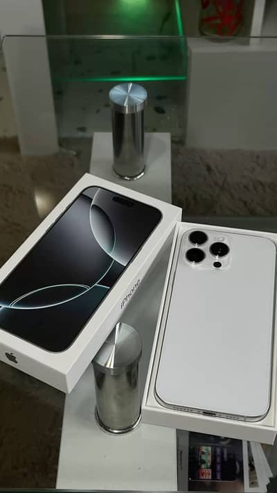 iPhone 16 pro Max JV white titanium 256Gb