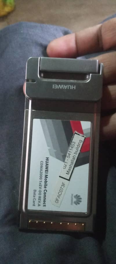 Huawei mobile connect  model CDMA 2000 1xEV-DO REV. A data card