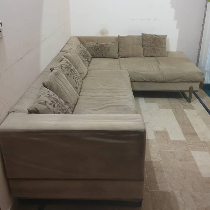 L SHAPE SOFA SET 3