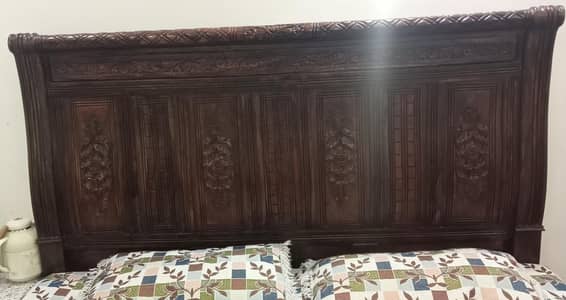 wooden bed set for sale without mattress