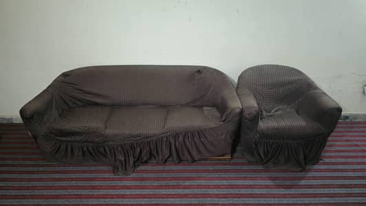 3+1 Sofa Set for Sale – Used | Needs Cover & Foam Change