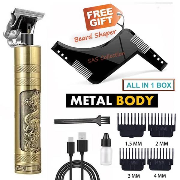 T9 Hair Trimmer for Men – Professional Hair Clipper with Adjustable Blade, Trimmer, Shaver and Oil Head Close Cut