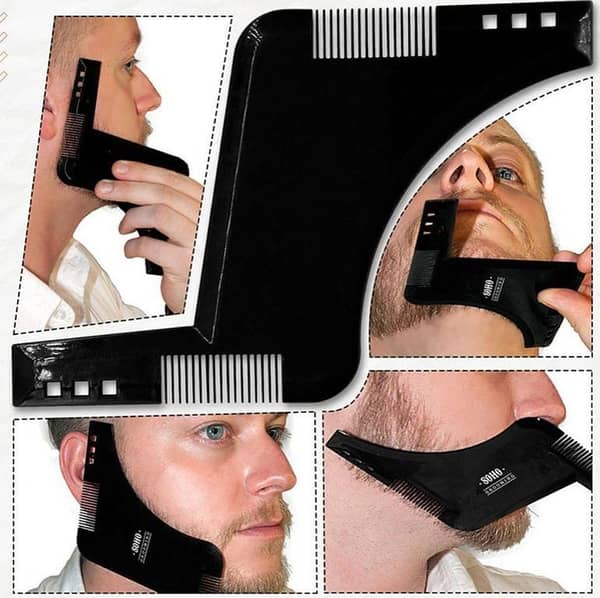 Bearded Shaping & Comb for Men — Lightweight, Durable Double-Sided Beard Comb