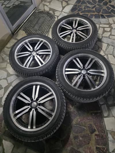 Rim 22 Inch Forged Japanese and Tyre Yokohama Geolandar YOM 2025