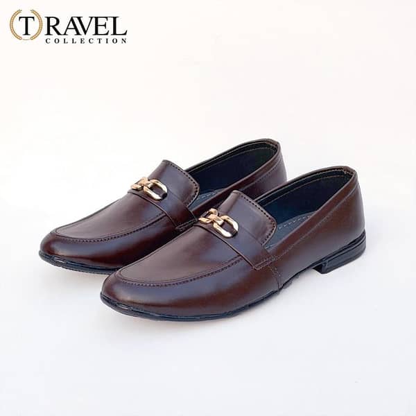 Travel Collection AD Formal Loafers for Men – Brown