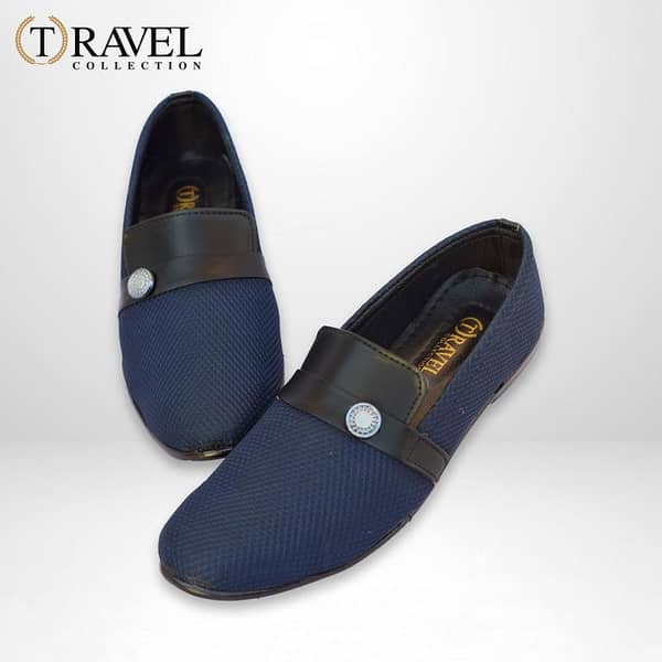Travel Collection Loafers for Men - Blue, Best Quality Footwear by Travel Collection