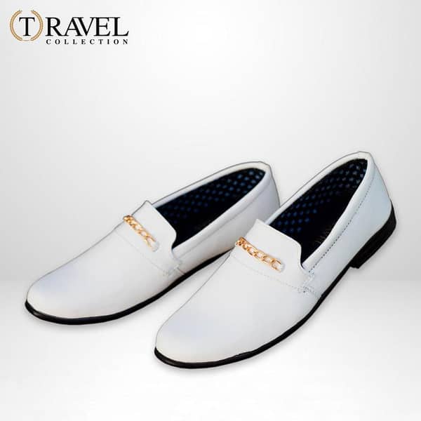 Travel Collection Casual White Shoes - Best Quality White Loafers for Men