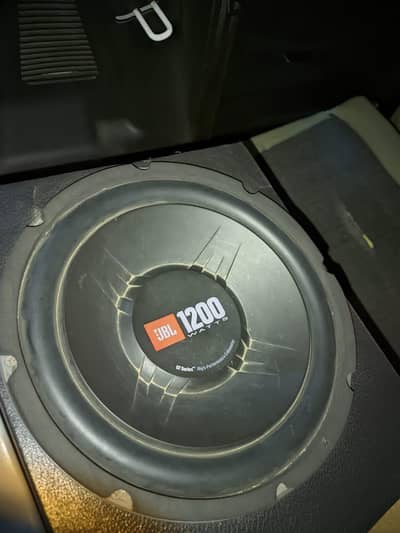 JBL 12 inch Subwoofer with Amplifier