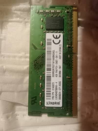 4gb Ram DDR4 for Laptop    phone no 03077274322