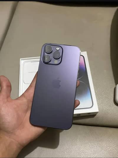 14 PRO MAX 256gb With Box BH 85%