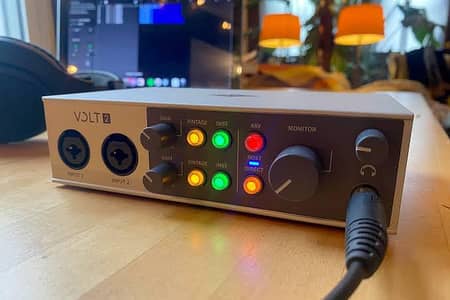 Universal Audio Volt 2 Sound Card Interface New Condition