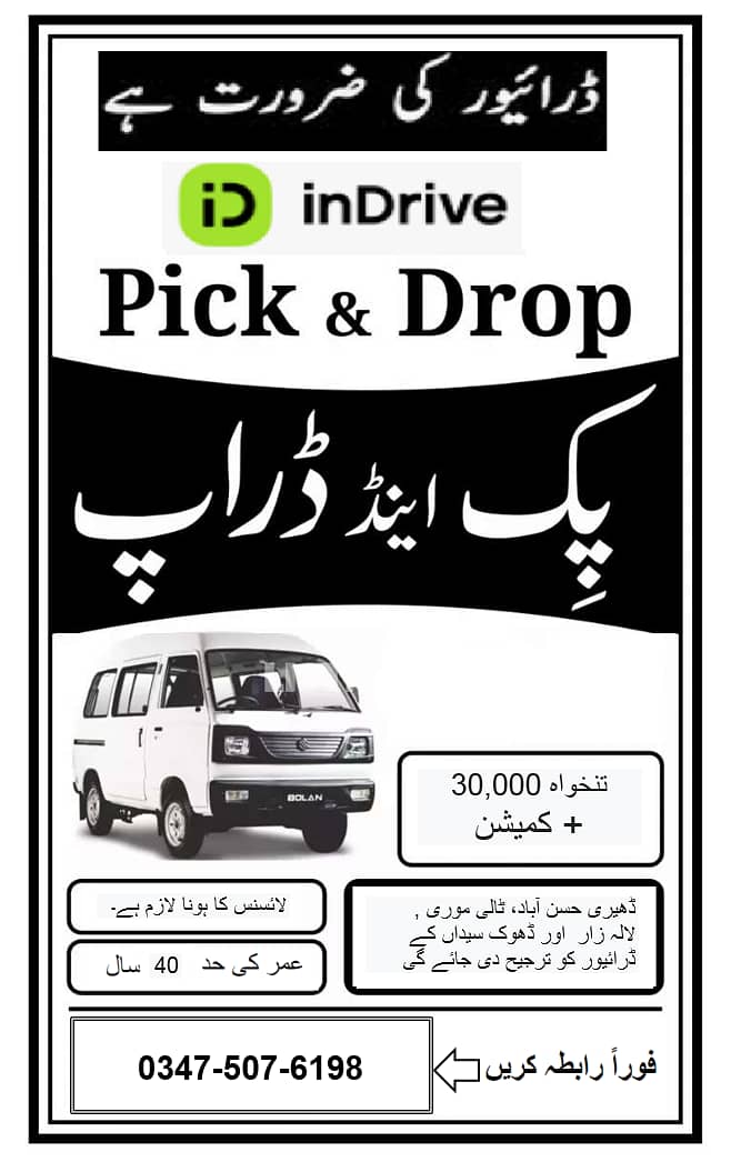 Driver Required - ضرورت ڈرائیور 0