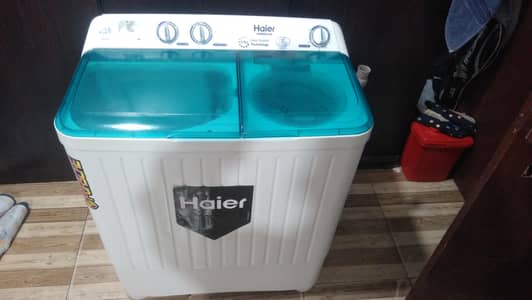 Haier washing machine semiautomatic capacity 8 kg
