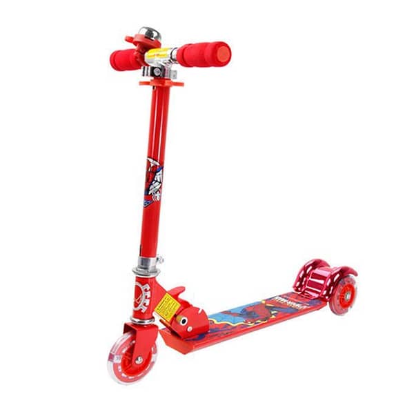 Scooty for Kids - 3-Wheel Foldable Mini Kick Scooter, Multi-Color Personal Scooter for Safe and Fun Rides