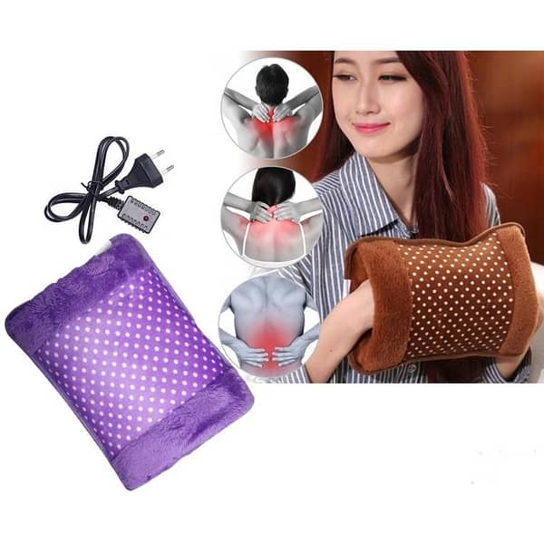 Heating Pad Electric - Heat Pouch Hot Water Bottle Bag Back Full Body Pain Relief Heating Pouch