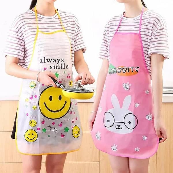 Kitchen Waterproof Apron: Adult Oil-Resistant Sleeveless Cooking/ Baking Apron for Women, Restaurant and Home Use