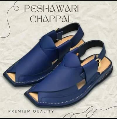 Blue Peshawari Chappal premium quality | On home delivery