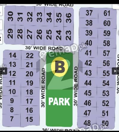 Facing Park B Block AWT1 Ideal For Residential
