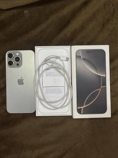 iPhone 16 Pro Max 256 Gb Jv Non Pta 10/10 With Box and Cable