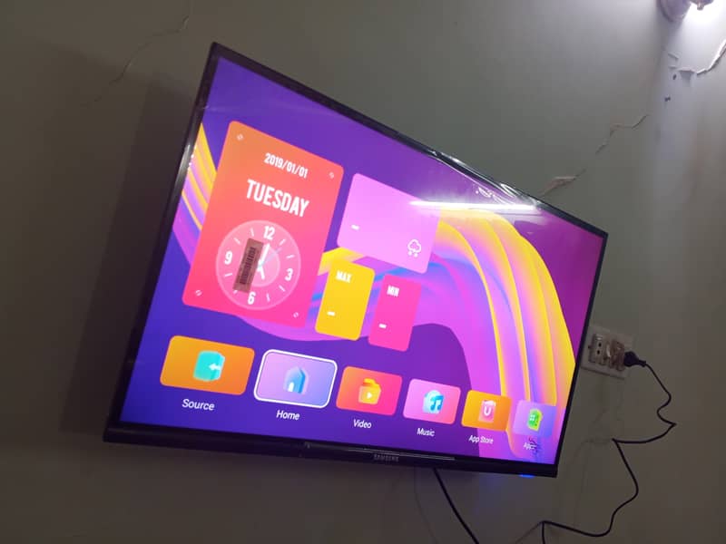 Sam. . . $ung led 32 inch android boderless latest version 0