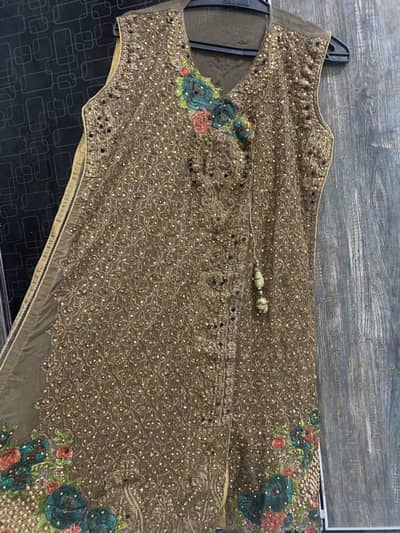 3 pcs new party wear dress unstiched