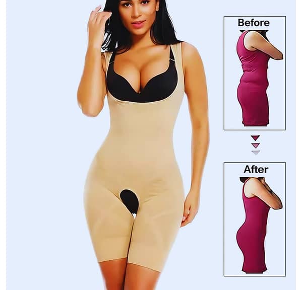 Slim N Lift Full Body Shaper for Women | Tummy Control and Thigh Slimming Shape Wear