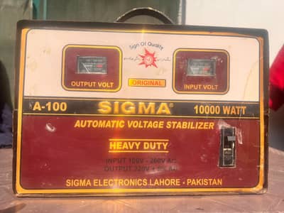 SIGMA STABILISER 10000 Watt
