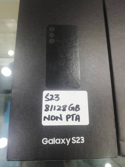 Samsung galaxy S23  128 gb Black Boxpack DS  Nonpta Nonactive