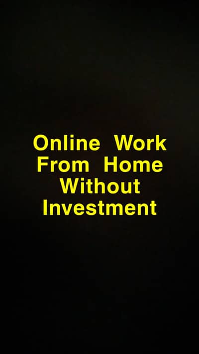 online work from home