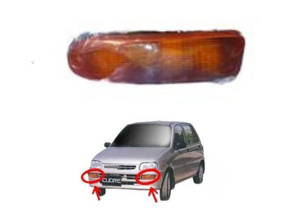 Daihatsu Coure Orange Bumper Light - Single Piece Left Side Only