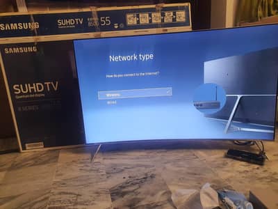 Samsung Curved 55 Inch 4K SUHD LED TV Made in Egypt